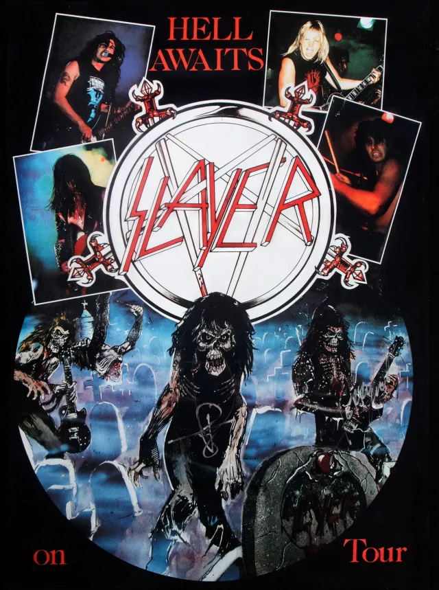 Slayer Hell Awaits art print