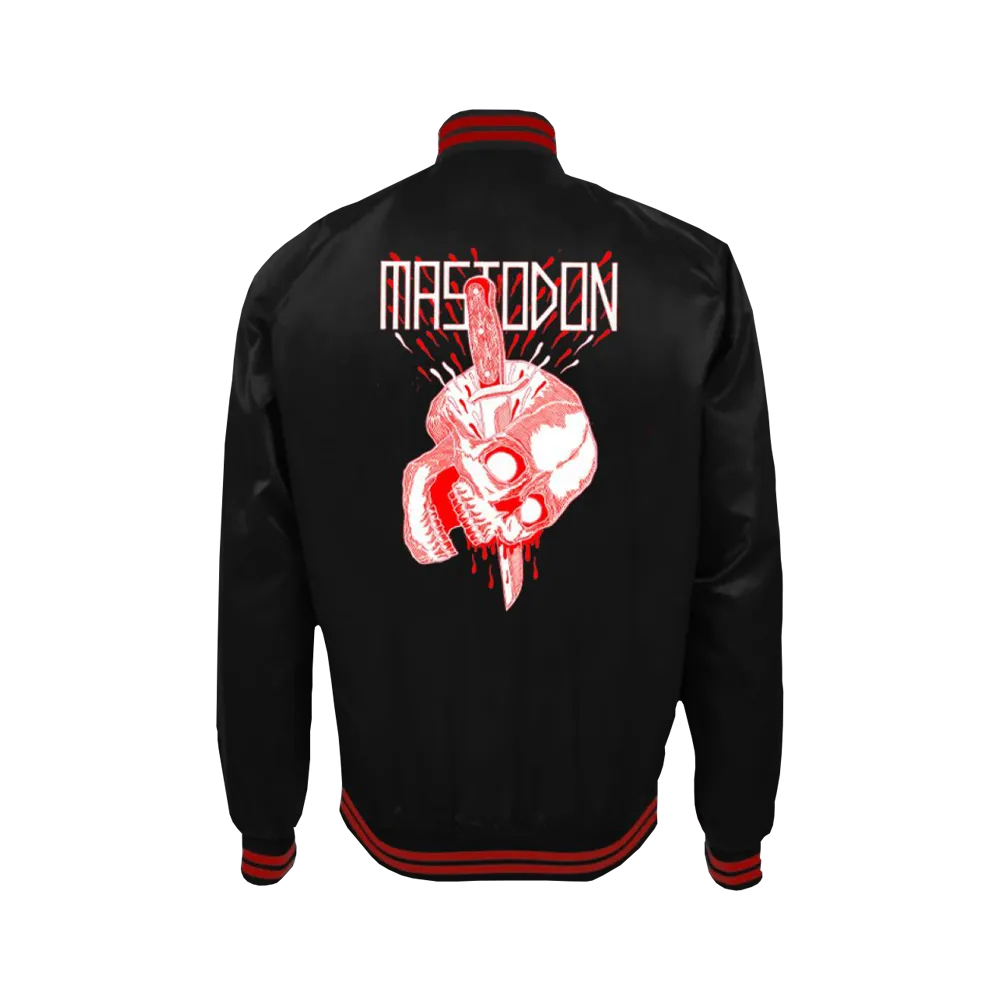 Mastodon Dagger Skull Jacket bunda červeno-černá