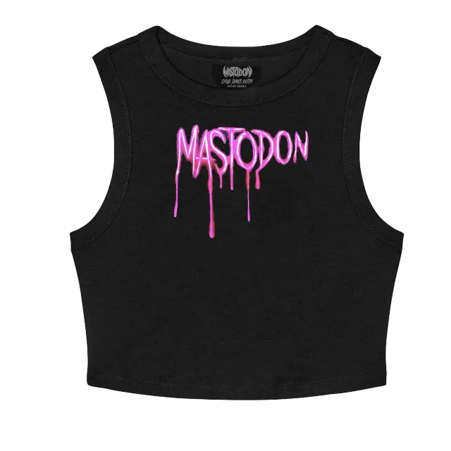Mastodon Artist Series CJK Drip Logo tílko růžové