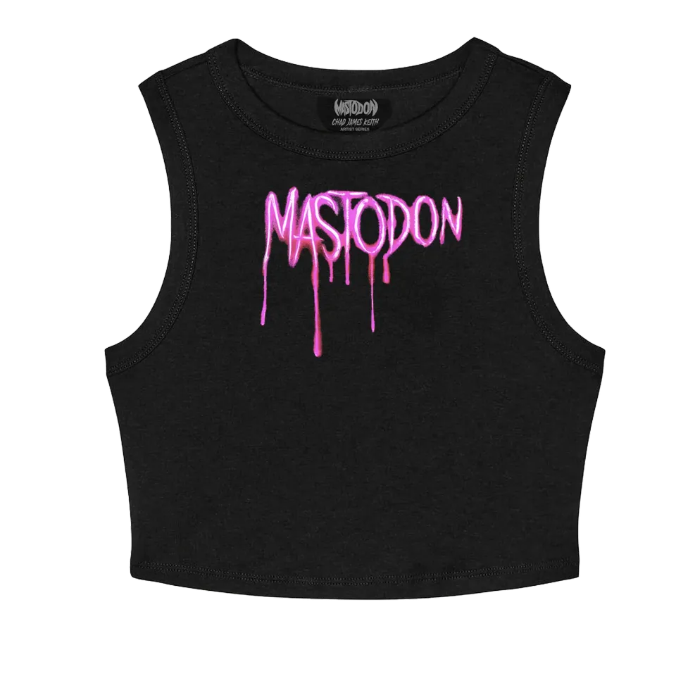 Mastodon Artist Series CJK Drip Logo tílko růžové