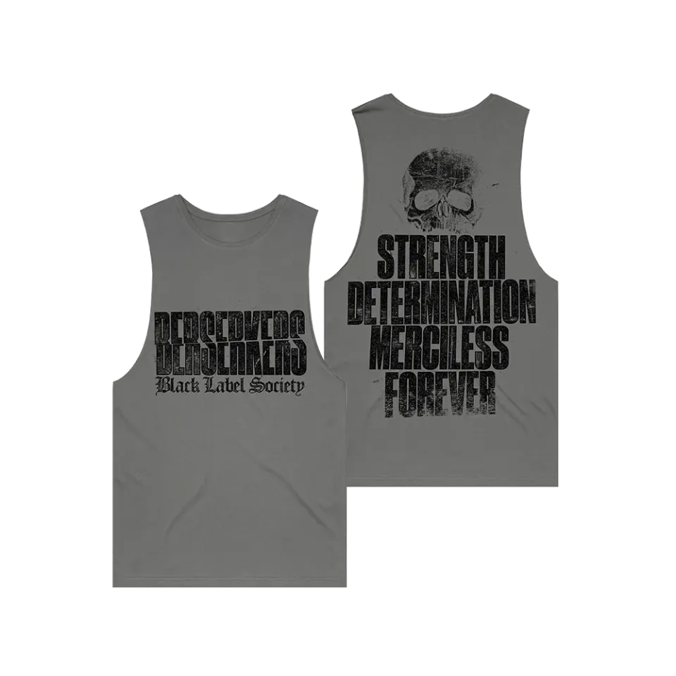 Black Label Society Berzerkers SDMF Grey tílko šedé