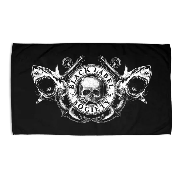Black Label Society Nautical plážová osuška 71 x 147 cm