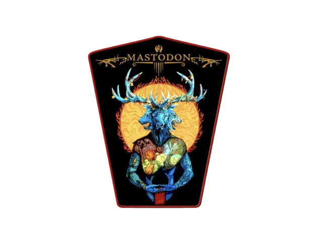 Mastodon Blood Mountain Back Patch 12"x15" nášivka černá