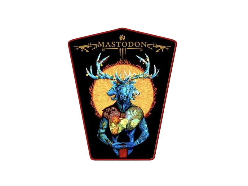 Mastodon Blood Mountain Back Patch 12"x15" nášivka černá