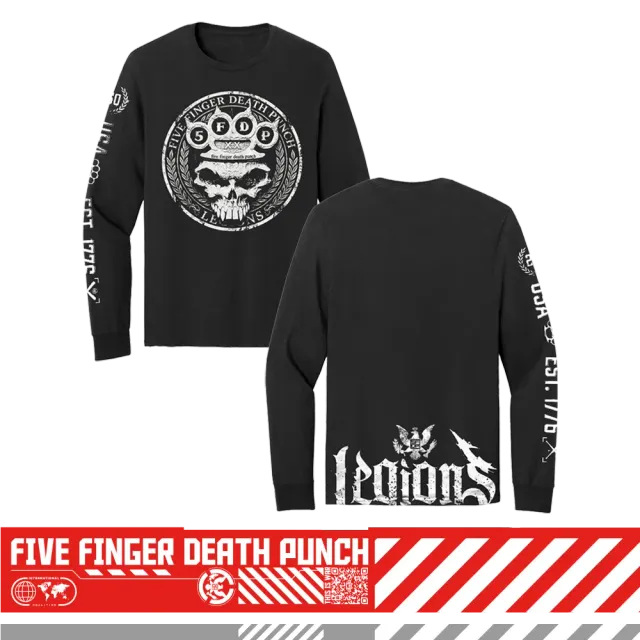 Five Finger Death Punch Legions Long Sleeve Tee tričko