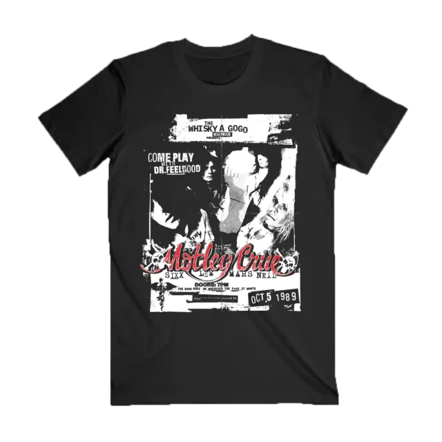 Motley Crue Whisky Handbill tričko