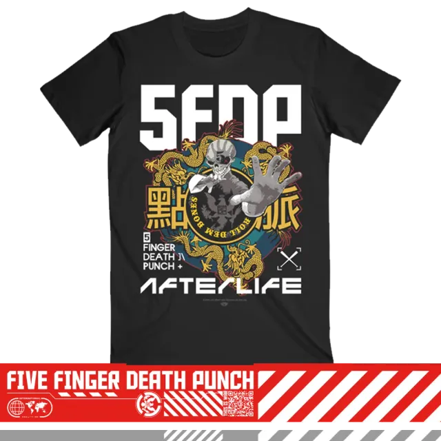 Five Finger Death Punch Roll Dem Bones černé tričko