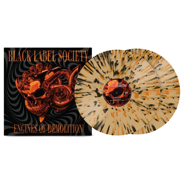 Black Label Society Engines Of Demolition custard black splatter vinyl 2LP