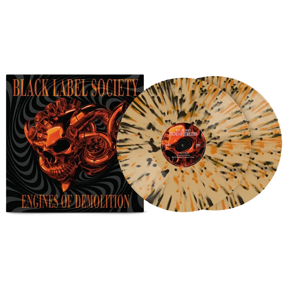 Black Label Society Engines Of Demolition custard black splatter vinyl 2LP