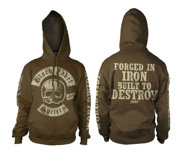 Black Label Society Forged in Iron October mikina s kapucí