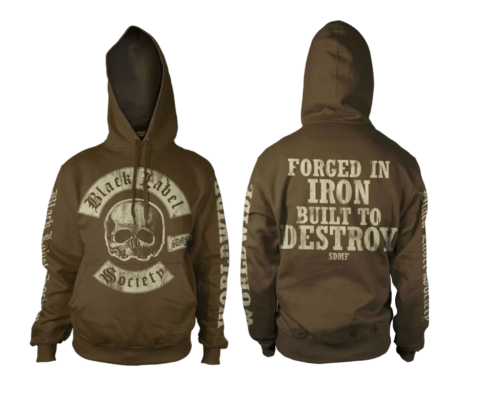 Black Label Society Forged in Iron October mikina s kapucí
