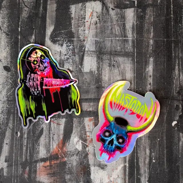 Mastodon Artist Series CJK Neon Sticker Pack samolepky neon