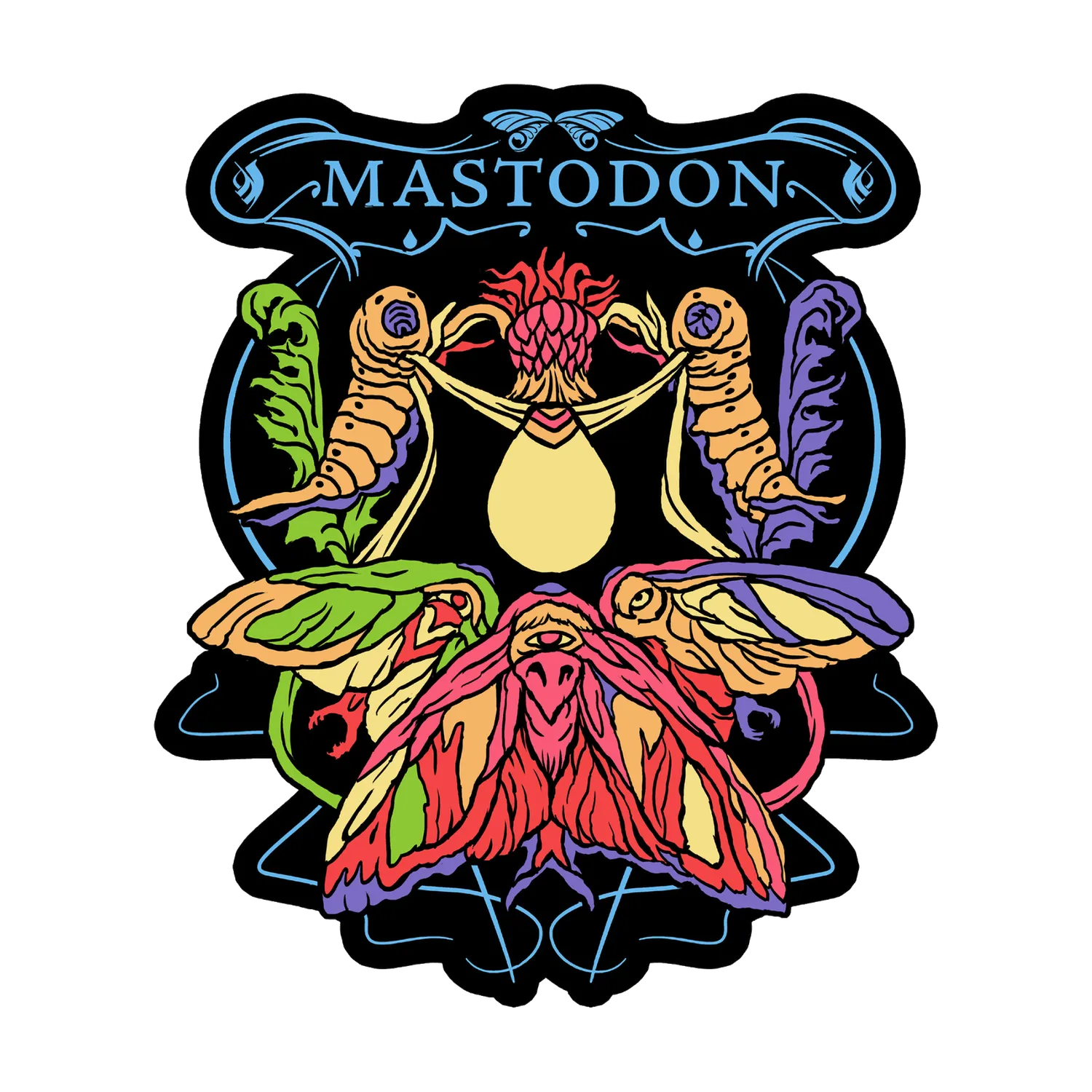 Mastodon Marrow Deep sada smaltovaných odznaků 3 ks