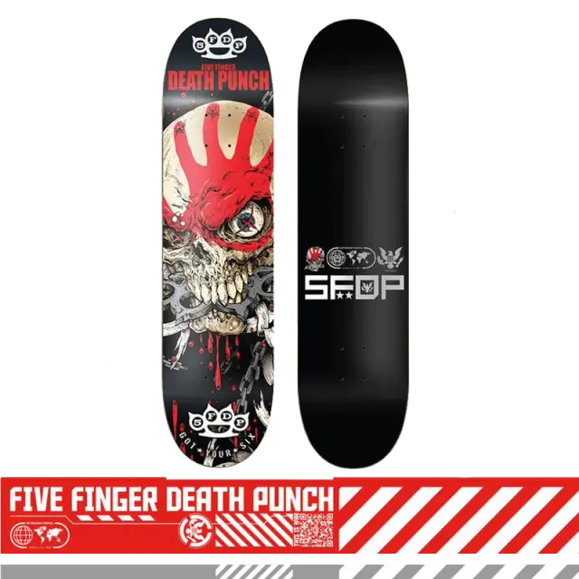 Five Finger Death Punch Afterlife Knucklehead skateboardová deska 8"