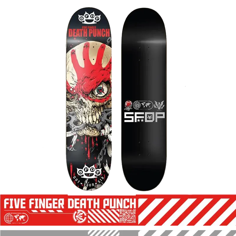 Five Finger Death Punch Afterlife Knucklehead skateboardová deska 8"