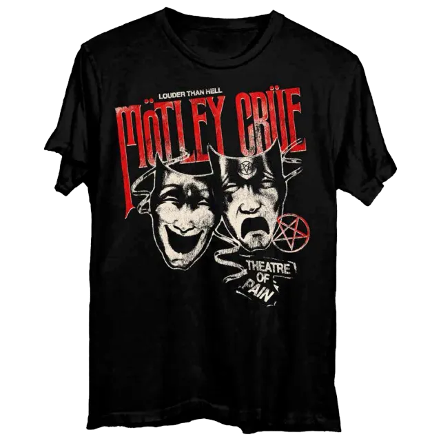 Motley Crue 45th Anniversary Theatre of Pain tričko