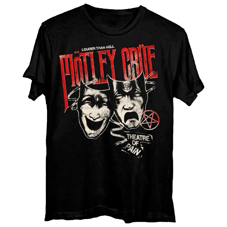 Motley Crue 45th Anniversary Theatre of Pain tričko